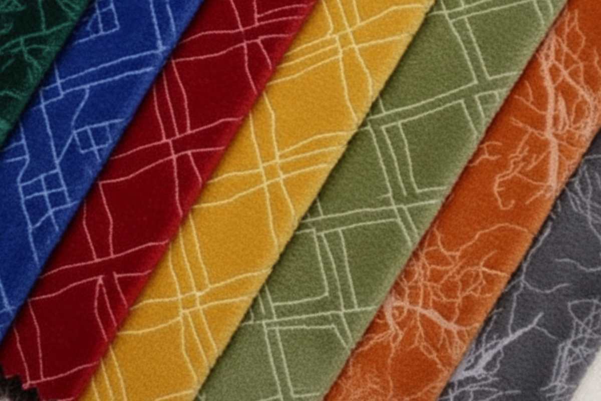 Embossed Velvet Fabric